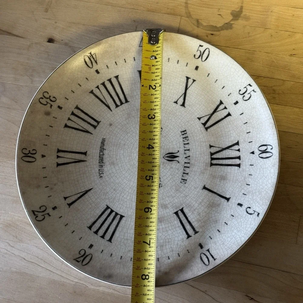 Pottery Barn Vintage Clock Face 8.25